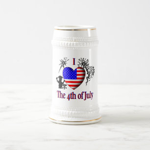 Ik hou van 4 juli bierpul