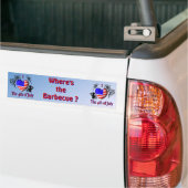 Ik hou van 4 juli bumpersticker (Op Truck)