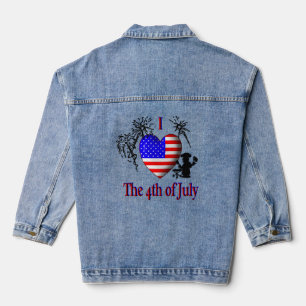 Ik hou van 4 juli denim jacket