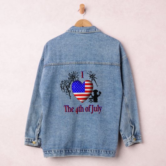 Ik hou van 4 juli denim jacket (Hangar)