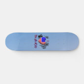 Ik hou van 4 juli skateboard (Horizontaal)
