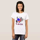 Ik hou van 4 juli t-shirt (Voorkant volledig)