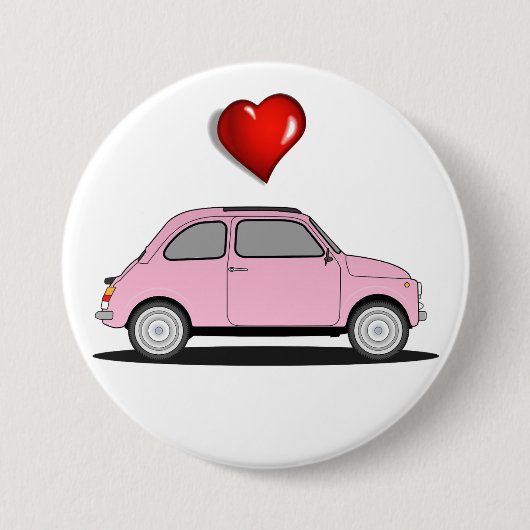 Ik hou van 500 ronde button 7,6 cm (Voorkant)