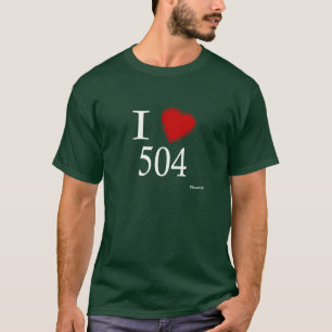 Ik hou van 504 New Orleans T-shirt