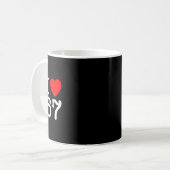 Ik hou van 67 67 Six Seven Meme  Koffiemok (Voorkant links)