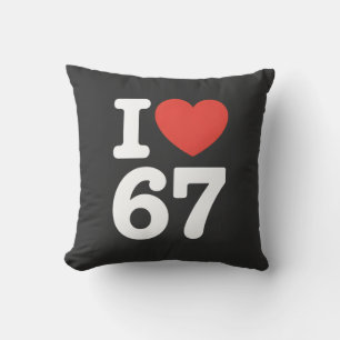 Ik hou van 67 kussen