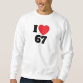 Ik hou van 67 trui (Voorkant)