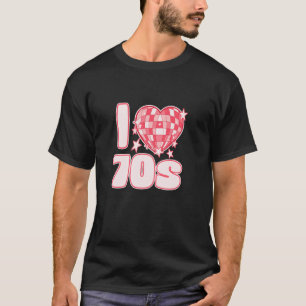 Ik HOU van 70s Disco Glam Rock en retro vibes met T-shirt
