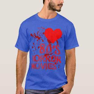Ik hou van 80s Horror FilmsT-shirt 80s horrorfilm  T-shirt