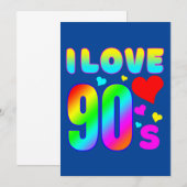 ik hou van 90s kaart (Voorkant / Achterkant)