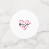 Ik hou van Aaliyah Confetti (Kleine voorkant)