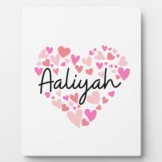 Ik hou van Aaliyah Fotoplaat (Voorkant)