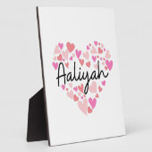 Ik hou van Aaliyah Fotoplaat (Zijkant)