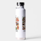 Ik hou van Aangepast Vriendin 9 Fotocollage Waterfles (Rechts)