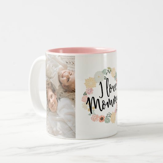 Ik hou van aangepaste foto's van mama Mok (Voorkant links)