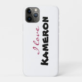 Ik hou van [aanpassen] Case-Mate iPhone case (Achterkant)