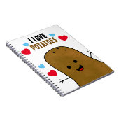 Ik Hou Van Aardappelen Notitieboek (Rechterzijde)