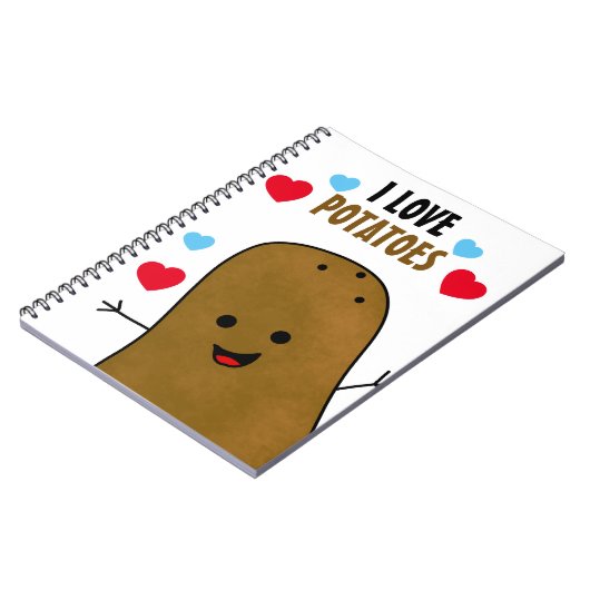 Ik Hou Van Aardappelen Notitieboek (Linkerzijde)