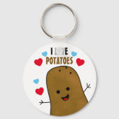 Ik hou van aardappelen sleutelhanger (Voorkant)