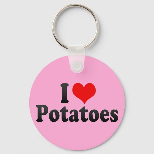 Ik hou van aardappelen sleutelhanger (Voorkant)