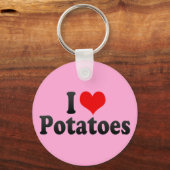 Ik hou van aardappelen sleutelhanger (Voorkant)