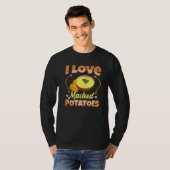 Ik hou van aardappelpuree t-shirt (Voorkant volledig)
