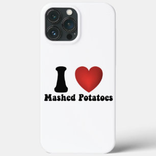 Ik hou van aardappelpuree Thanksgiving diner cadea Case-Mate iPhone Case
