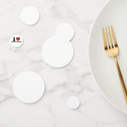 Ik hou van aardappelpuree Thanksgiving diner cadea Confetti (Groep)