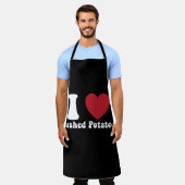 Ik hou van aardappelpuree Thanksgiving diner cadea Schort (Gedragen)