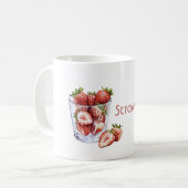 Ik hou van aardbeien koffiemok (Voorkant links)