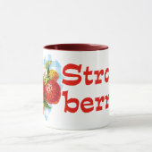 Ik hou van aardbeien mok (Midden)
