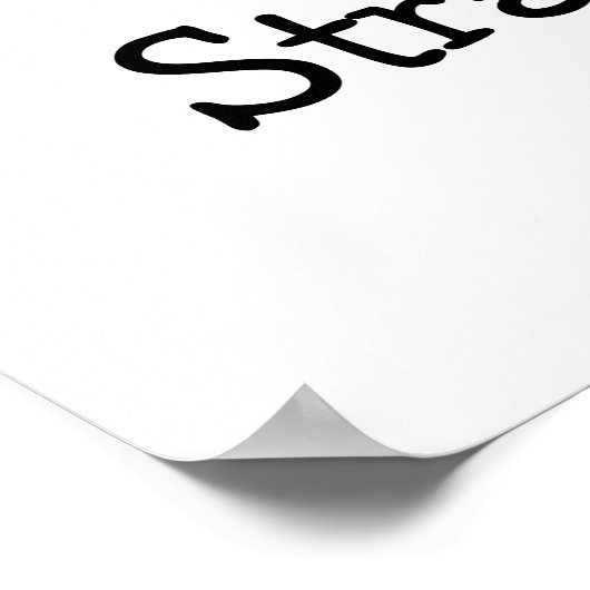 Ik hou van aardbeien poster (Hoek)