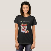 Ik hou van aardbeien  t-shirt (Voorkant volledig)