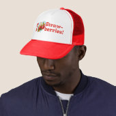 Ik hou van aardbeien trucker pet (In situ)