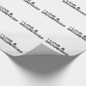 Ik hou van aardhogs cadeaupapier (Hoek)