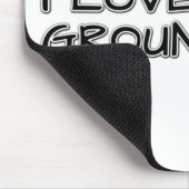 Ik hou van aardhogs muismat (Hoek)