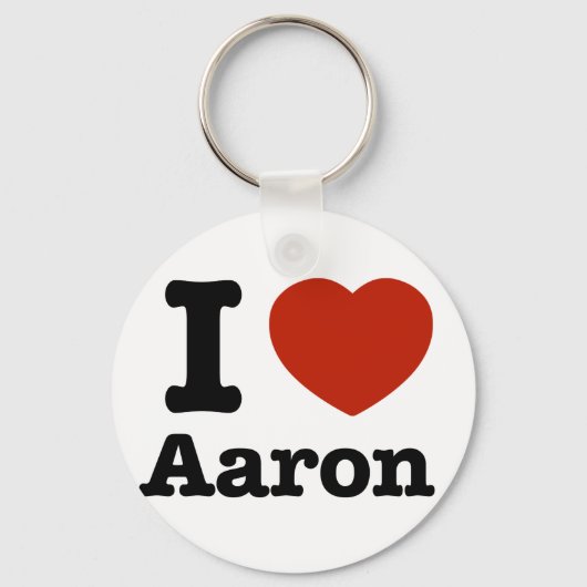 Ik hou van Aaron Sleutelhanger (Voorkant)