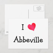 Ik hou van Abbeville Briefkaart (Voorkant / Achterkant)