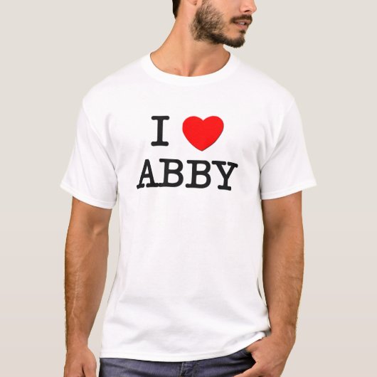 Ik hou van Abby T-shirt (Voorkant)
