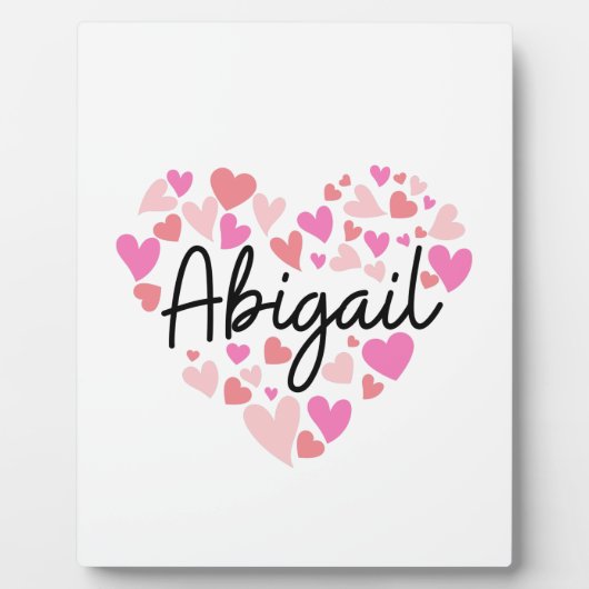 Ik hou van Abigail Fotoplaat (Voorkant)