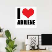 Ik hou van Abilene Poster (Thuiskantoor)
