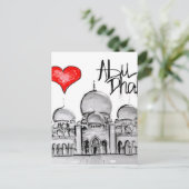 Ik hou van Abu Dhabi Briefkaart (Staand voorkant)