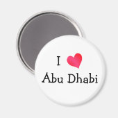 Ik hou van Abu Dhabi Magneet (Voorkant / Achterkant)