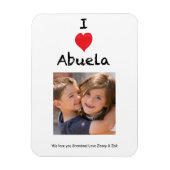 Ik hou van Abuela Photo Magnet Keepomwille Magneet (Verticaal)