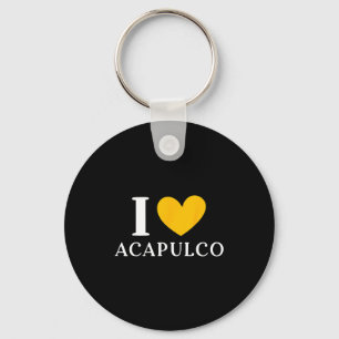 Ik hou van Acapulco Mexico Vakantie _1 Sleutelhanger
