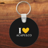 Ik hou van Acapulco Mexico Vakantie _1  Sleutelhanger (Voorkant)