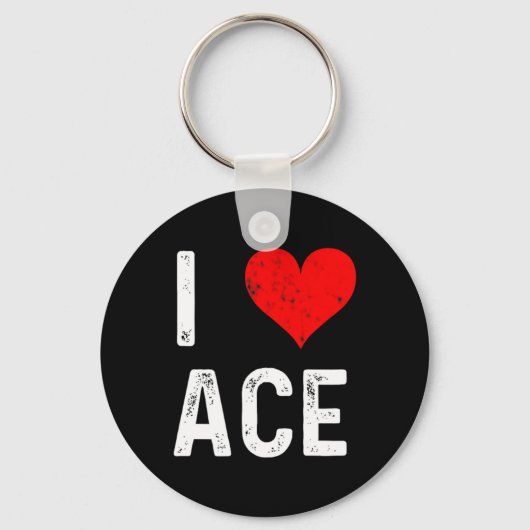 Ik hou van Ace Sleutelhanger (Voorkant)