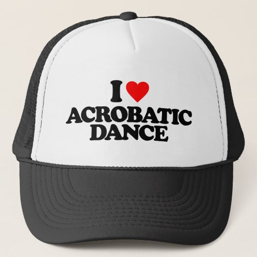 IK HOU VAN ACROBATISCHE DANS TRUCKER PET (Voorkant)