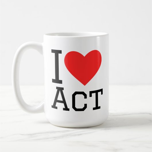 Ik hou van acteren koffiemok (Links)