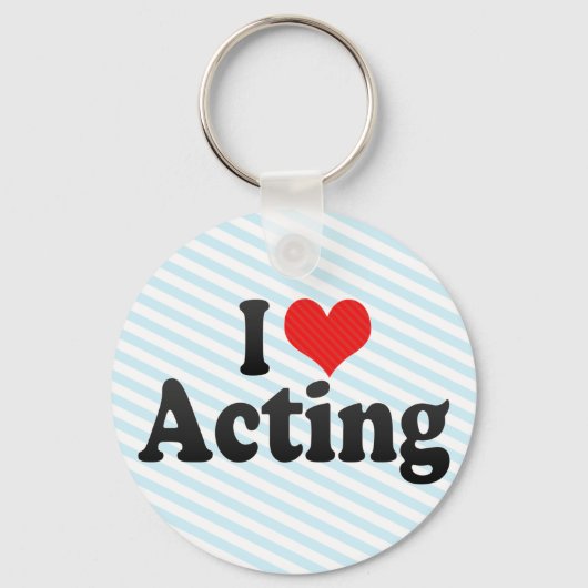 Ik hou van acteren sleutelhanger (Voorkant)